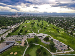 City Park Golf Courseの上空写真