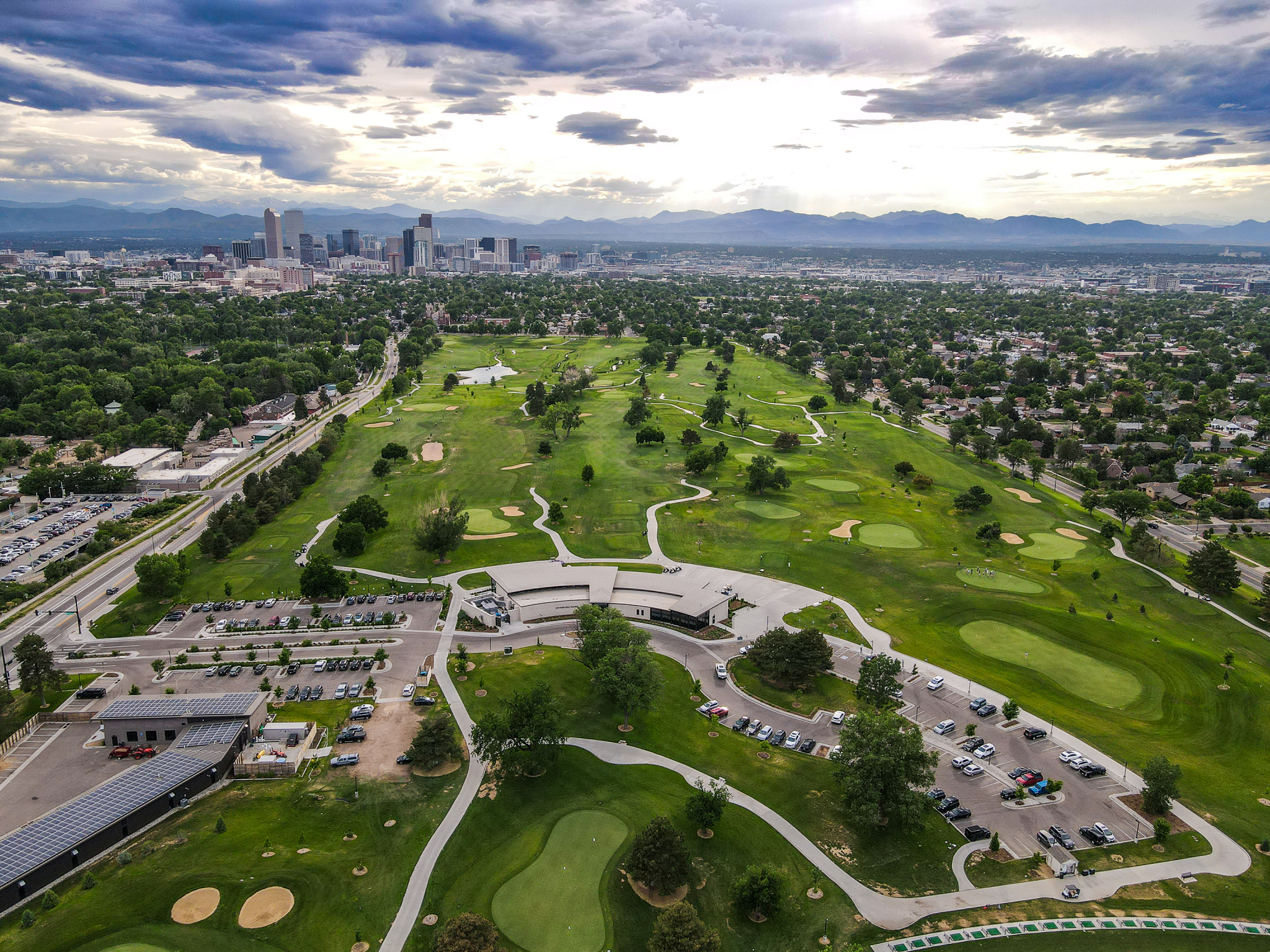 City Park Golf Courseの上空写真
